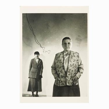 1982 Fotofolio Postcard Cecil Beaton &amp;quot;Gertrude Stein and Alice B. Toklas&amp;quot; Post Card Vintage 