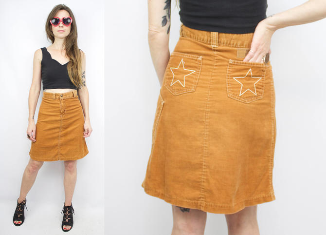 1970s 2024 corduroy skirt