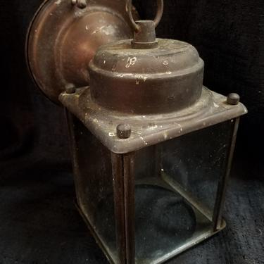 Vintage Outdoor Lantern Sconce H7.5 x W4.625 x D5.5moo