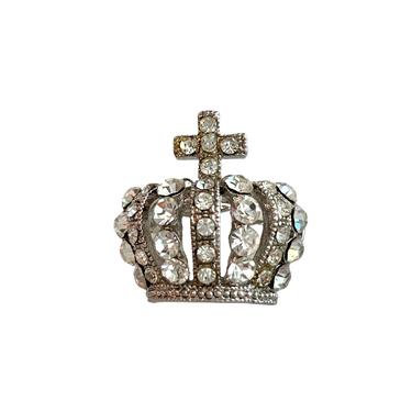 Rhinestone Crown Pendant/Brooch 