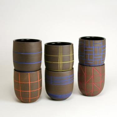 Dark Clay Pattern Ware Small Tumbler