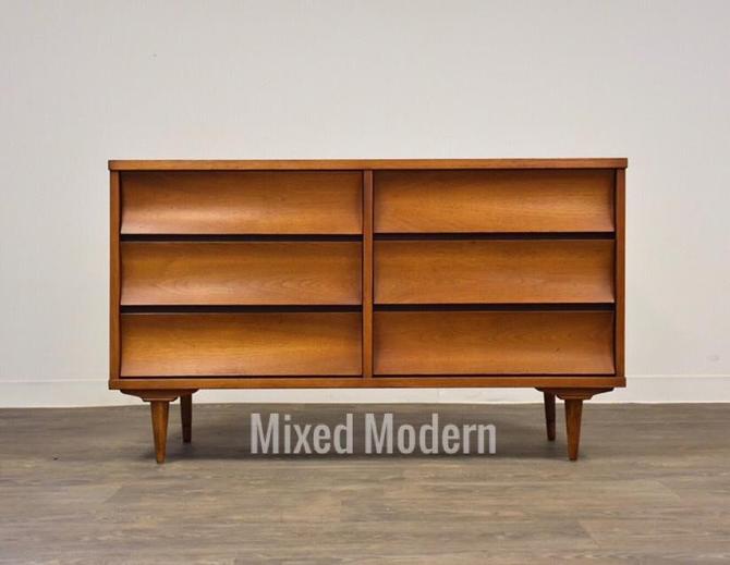 Johnson Carper Walnut Long Dresser By Mixedmodern1 From Mixed