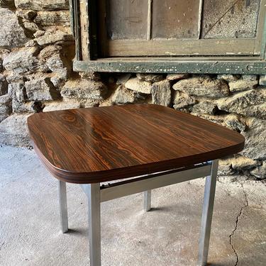 Mid century end table Danish modern side table mid century rosewood end table 