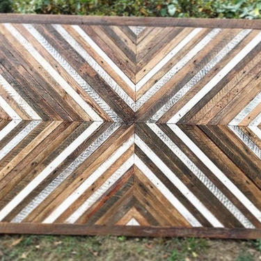 reclaimed lath, queen size headboard, wall art, lath wall art, lath wall hanging, reclaimed lath headboard 