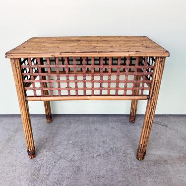 Bamboo End Table