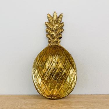 Vintage Brass Pineapple Tray 