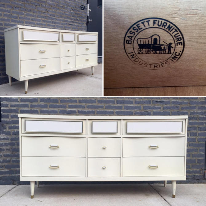 Bassett Furniture 9 Drawer Dresser White By Barefootdwelling