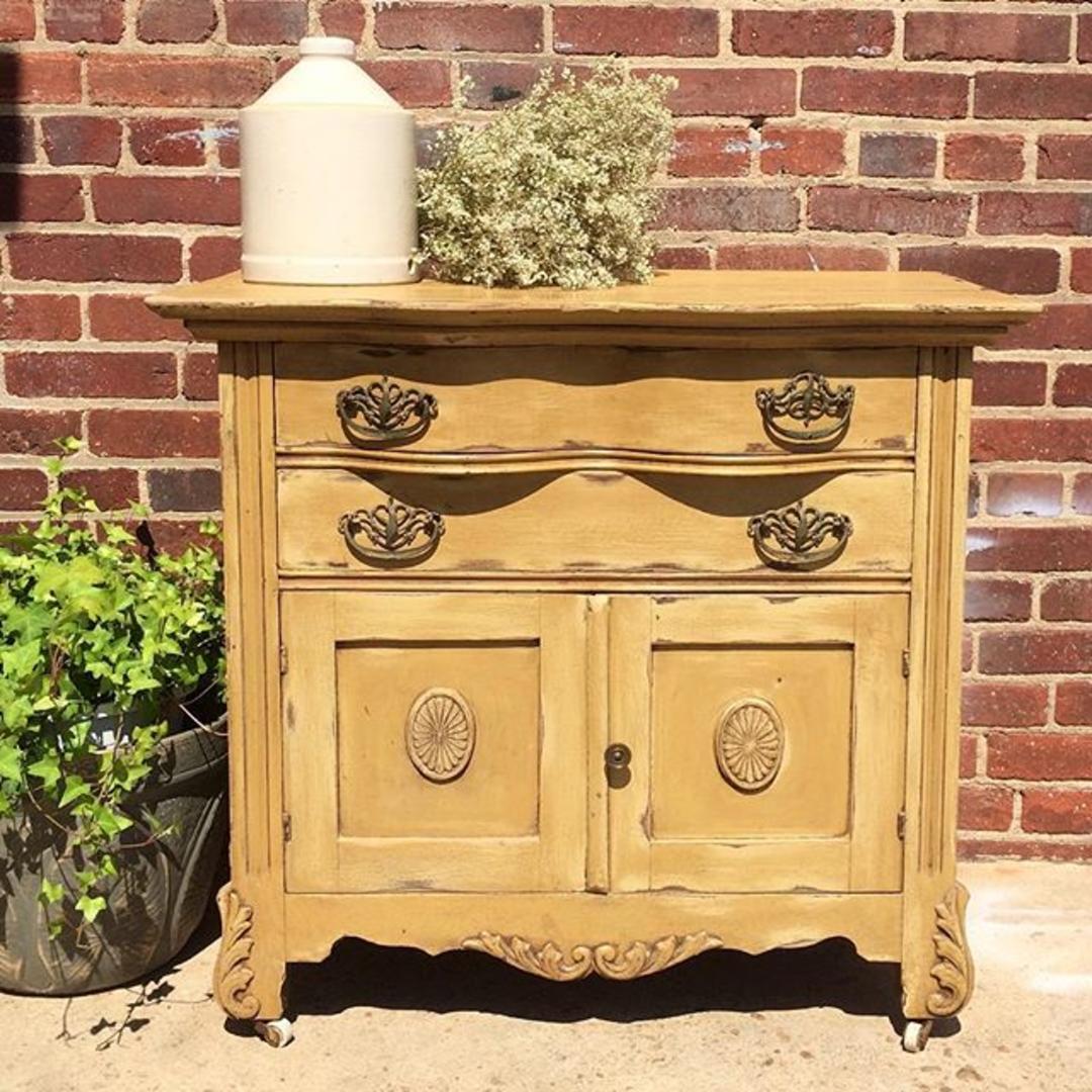 Small antique dresser on casters Off the Beaten Track Warehouse