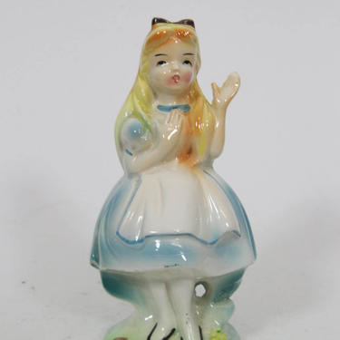 Adorable Vintage Alice in Wonderland Ceramic Figurine Collectible 1950s ...