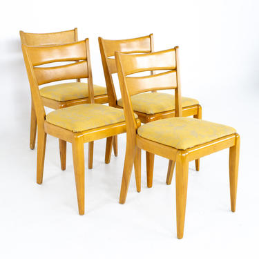 Heywood Wakefield M151 Mid Century Dining Chairs - Set of 4 - mcm 