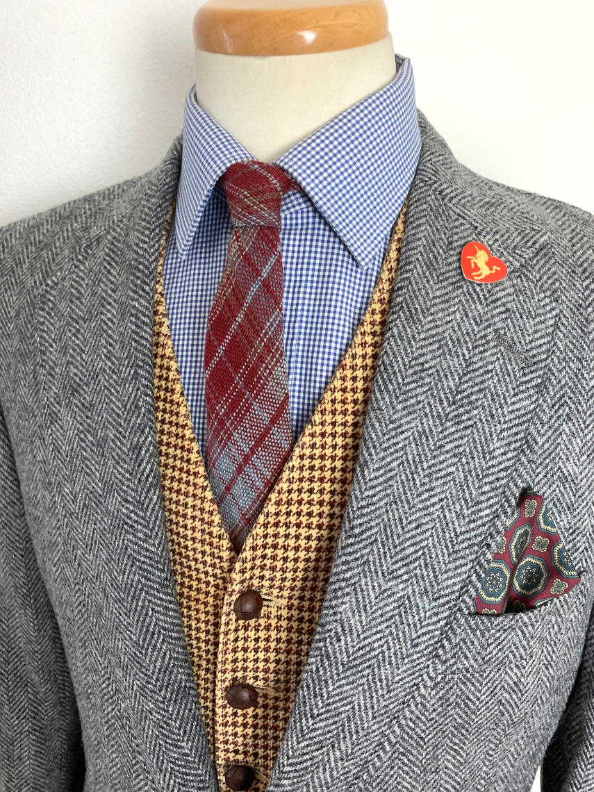 Vintage Nordstrom 100% WOOL TWEED Wool Blazer ~ 40 R