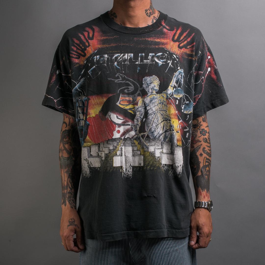 Vintage 1991 Metallica All Over Print T-Shirt | Mills Vintage