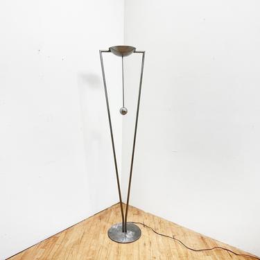 Ron Rezek Lamp Postmodern Torchiere Vintage Floor Lamp 