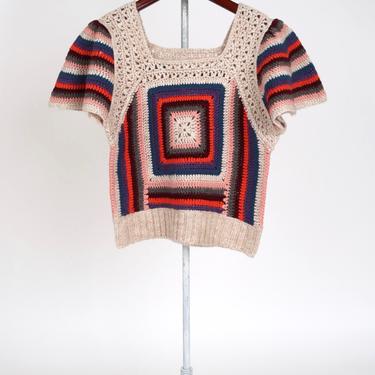 Mena Crochet Top - Multi