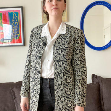 Vintage Jacket/ Tapestry Jacket/ Vintage Blazer/ Vtg/ Large 