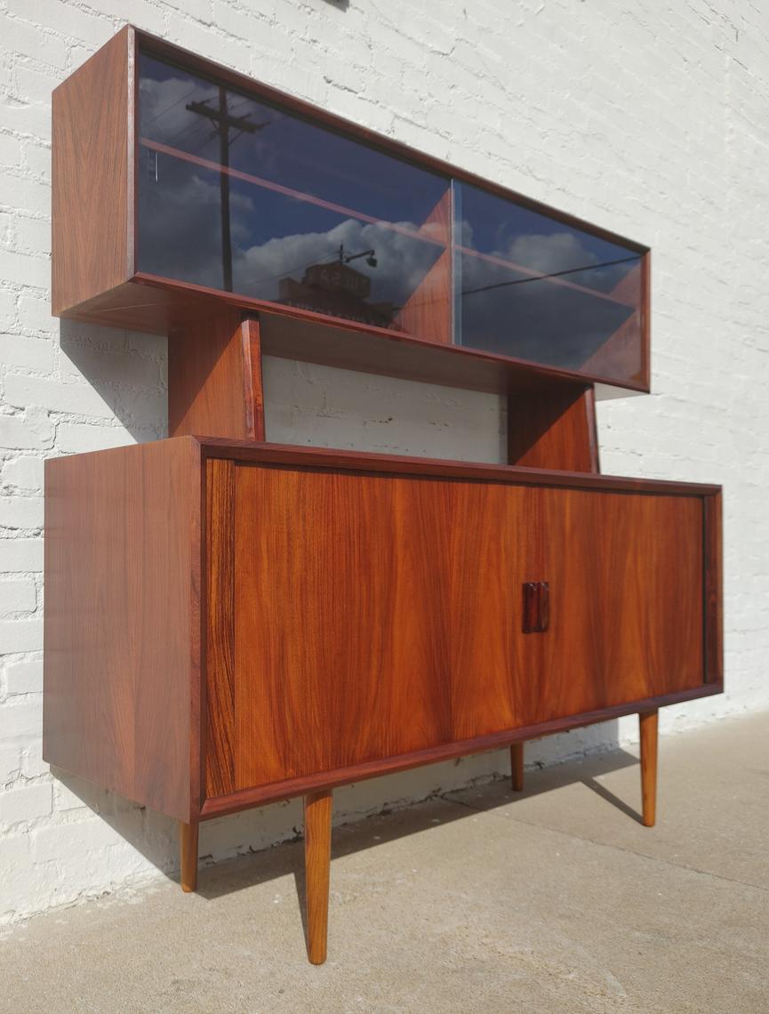 Mid Century Danish Modern Rosewood Hutch by Faarup Mobelfabrik