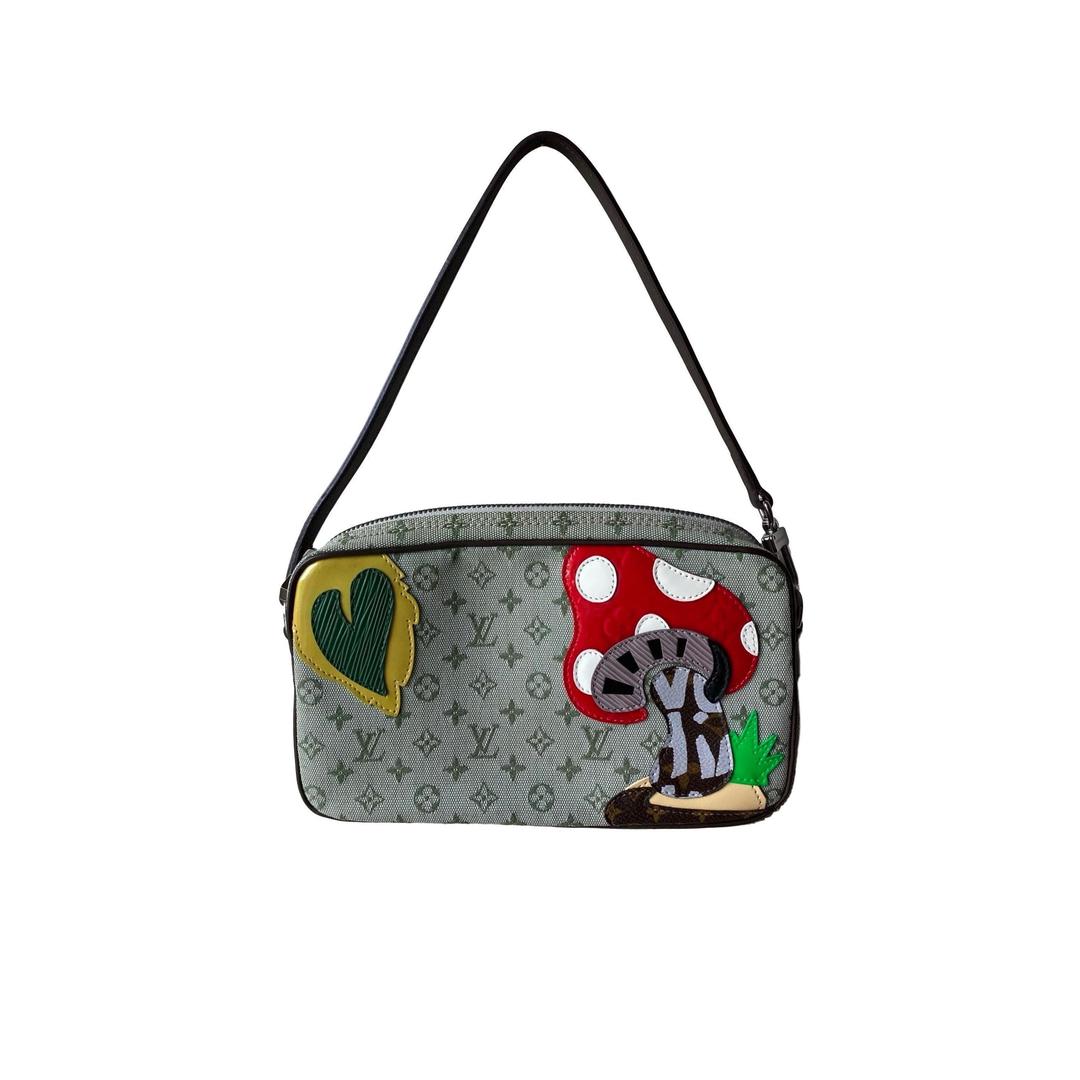 Louis Vuitton Green Monogram Mushroom Shoulder Bag | Treasures of NYC