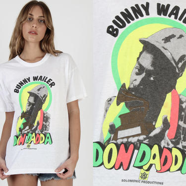 Bunny Wailer Reggae T Shirt / 80s Rasta Don Dada T | American