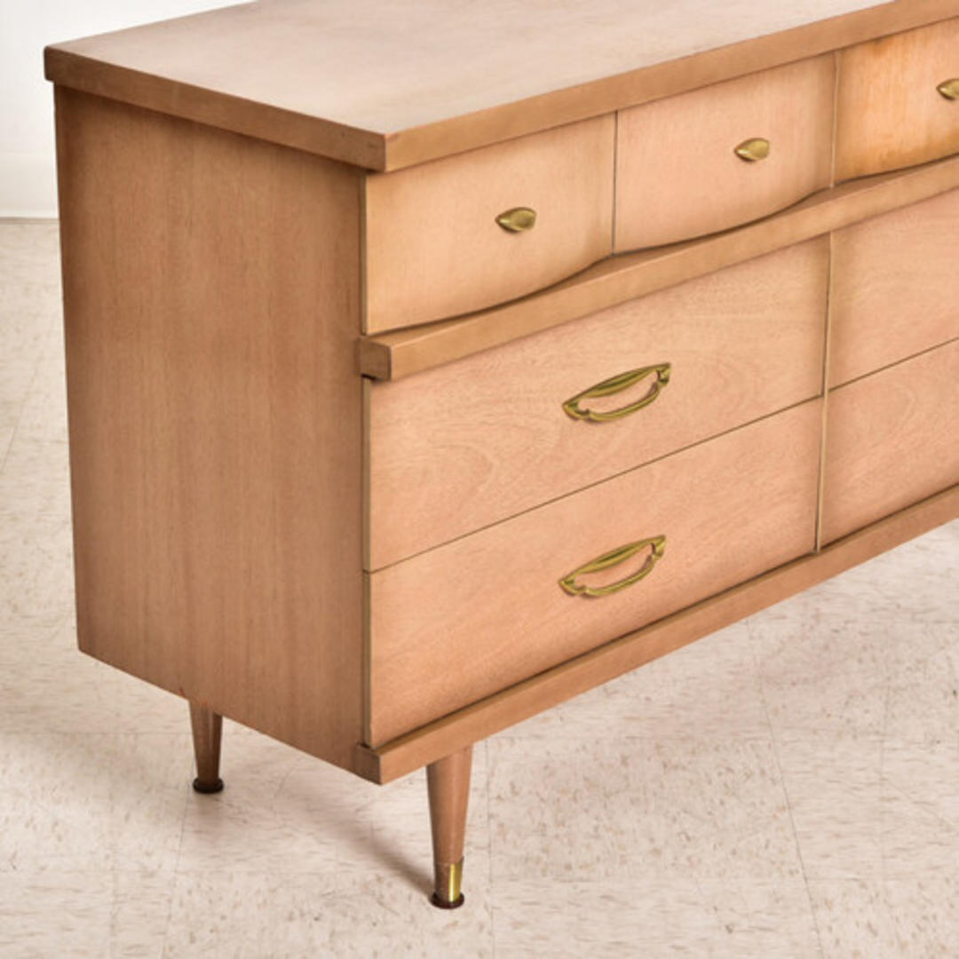 6 Drawer Original Vintage 50’s Dresser Sunbeam Vintage Highland