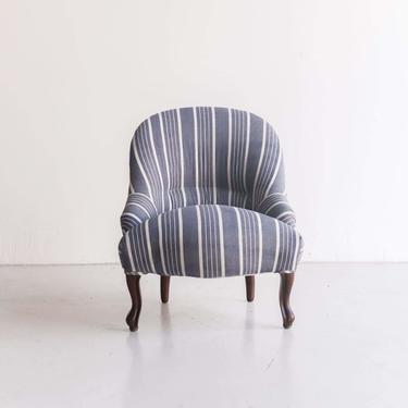 Vintage Ticking Stripe Arm Chair