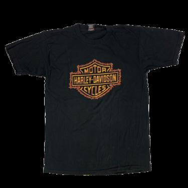 Vintage Harley-Davidson "Puffy Barbwire" Kelly's Massachusetts T-Shirt