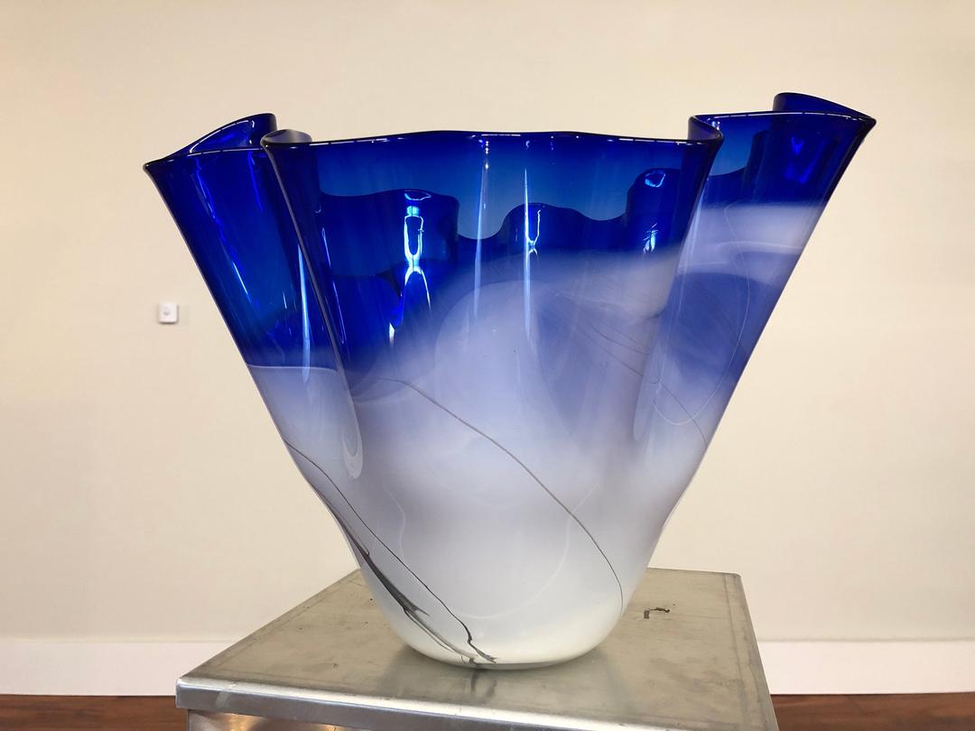 Dan Bergsma Art Glass Vase Modern to Vintage Renton, WA