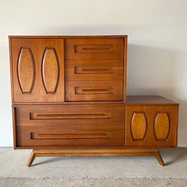 Mid-Century Sliding Front Dresser by Young Furniture 