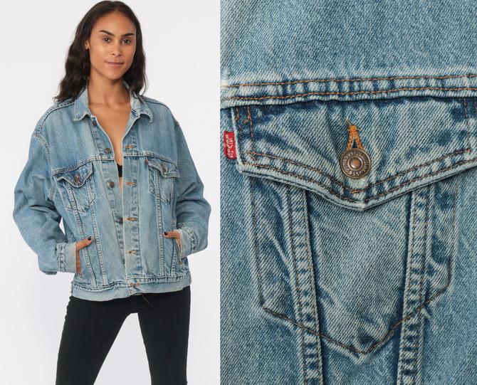 80s Levi's Dark Wash Denim Jacket - Men's Small, Women's