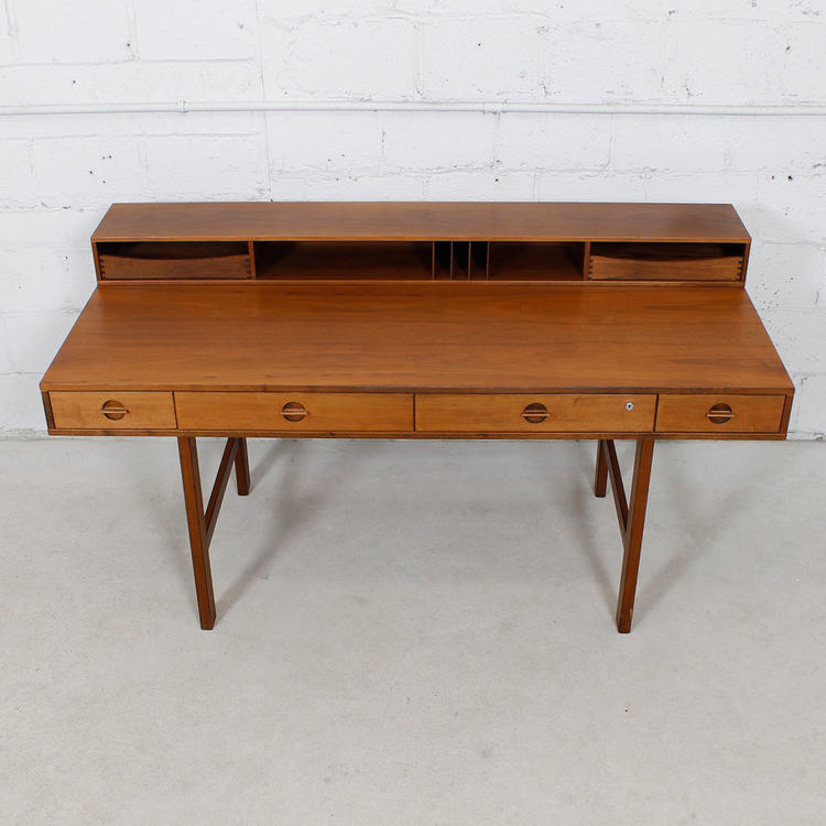 Lovig FlipTop Danish Modern Walnut Partners Desk Modern Mobler