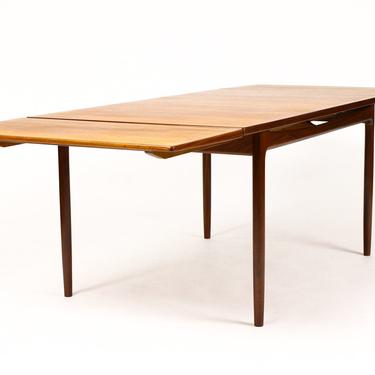 Danish Modern / Mid Century Teak Dining Table — Kofod Larsen for G-Plan — Two Leaves 