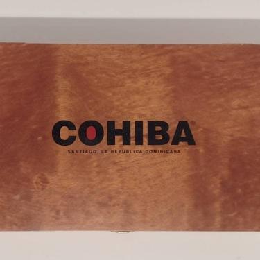 Cohiba Red Dot Toro Wood Cigar Box Santiago Dominican Republic Craft Box 12x7 