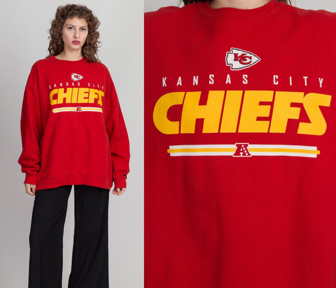 Vintage 90s Kansas City Chiefs Sweatshirt Crewneck NFL Football