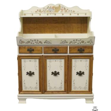 ETHAN ALLEN Decorated Hitchcock Style 40" Dry Sink Cupboard 14-6295 