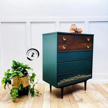princess polly baby blue dress Mid Century Modern Tall boy / Chest of Drawers/ | WithLoveFurniture -  Phoenix, AZ