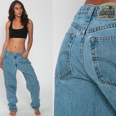 Levis Silvertab Jeans Levi Boyfriend Jeans 90s High Waist Jeans