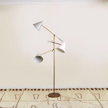 Lightolier Triennale Floor Lamp | Rare Mid Century Modern Lighting 