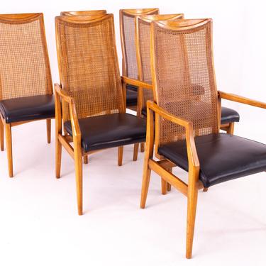 Drexel Heritage Mid Century Dining Chairs - Set of 6 - mcm 