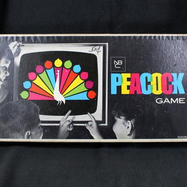NBC Peacock Game, 1966 Selchow & Righter Game - Vintage NBC Game - Vintage Family Board Game | Free Shipping 