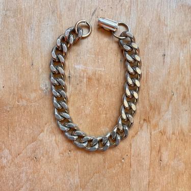 Vintage Chain Bracelet Heavy Metal Jewelry Layering Bracelets Simple Gifts 