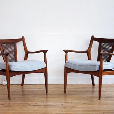 Pair Jack Cartwright Arm Chairs