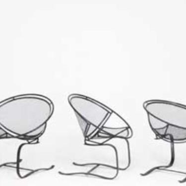 Mauricio Tempestini Salterini Set Three (3) Clam/Radar Cantilever Chairs