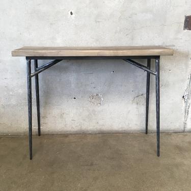 Gracewood Console Table with Forge Metal Legs
