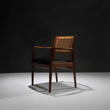 Mid Century Teak and Cane Chair by Sylve Stenquist for Dux- Armchair 
