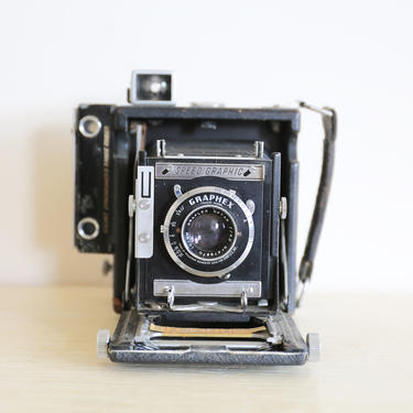 Vintage Graflex Speed Graphic Camera - Rangefinder 