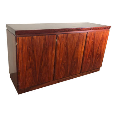Danish Rosewood Buffet Credenza Cabinet by Skovby 