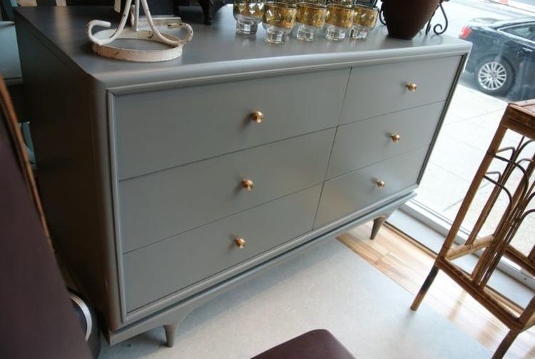 Grey painted dresser. $525