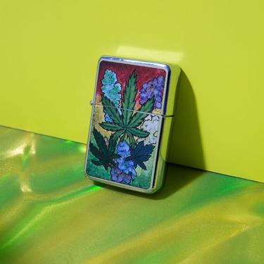 Weed Zippo Style Lighter