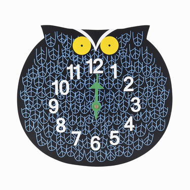 George Nelson Children's Clock Nelson Omar The Owl Wall 