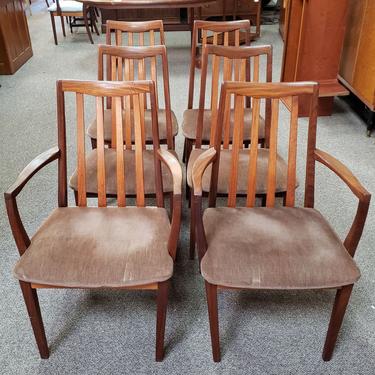 Item #MA31 Set of Six “G-Plan” Dining Chairs c.1960