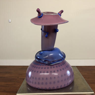 James Van Deurzen Memphis Glass Vase 